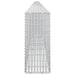 Gabion cu fir de 3,5 mm și plasă de 5x2,5 cm 1100x20x50 cm - WALTI WALTI