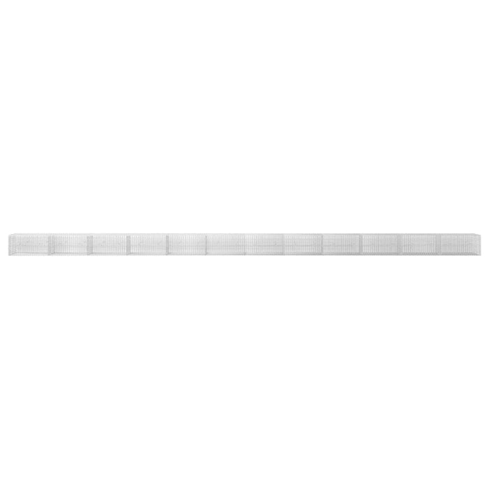 Gabion cu fir de 3,5 mm și plasă de 5x2,5 cm 1200x20x50 cm WALTI
