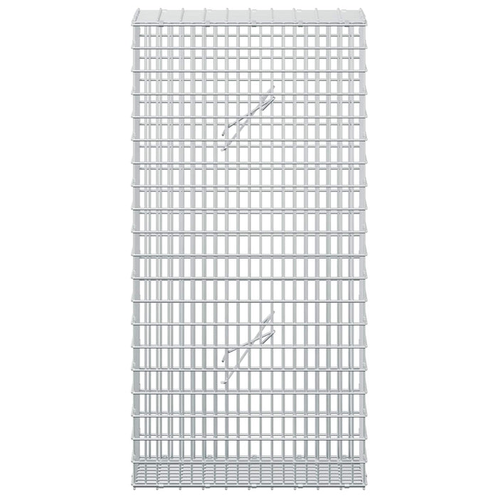 Gabion cu fir de 3,5 mm și plasă de 5x2,5 cm 50x20x100 cm - WALTI WALTI