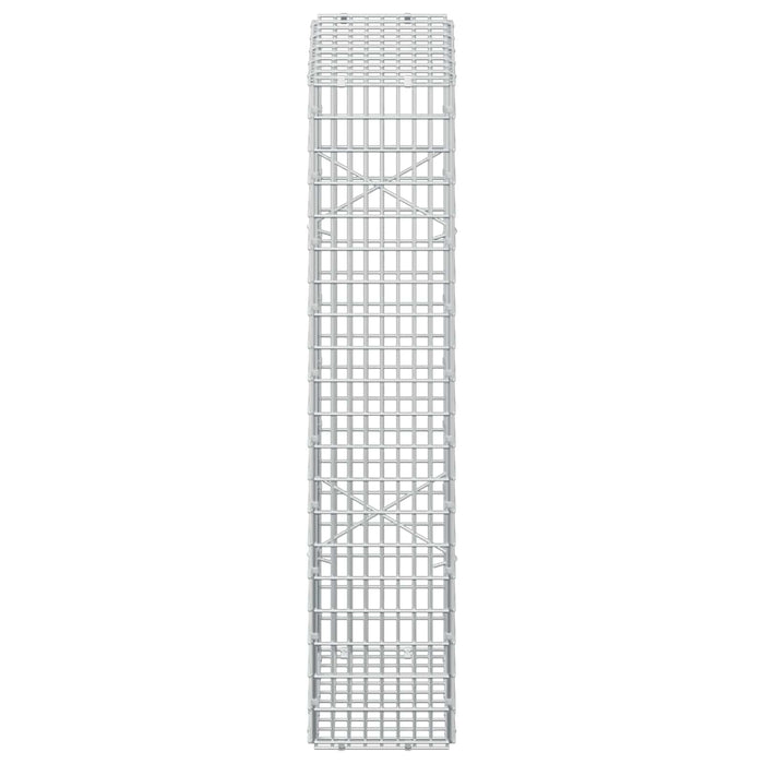 Gabion cu fir de 3,5 mm și plasă de 5x2,5 cm 50x20x100 cm - WALTI WALTI