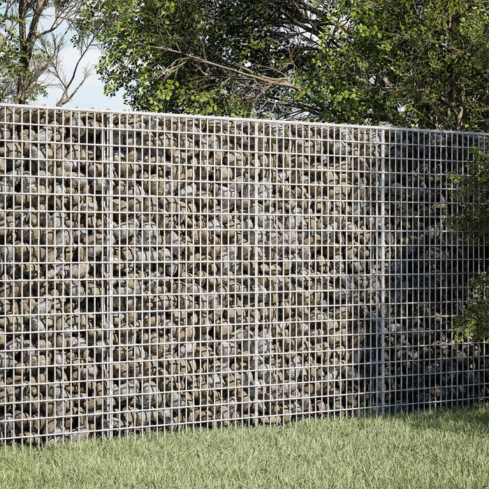 Gabion cu fir de 3,5 mm și plasă de 5x2,5 cm 100x20x100 cm WALTI