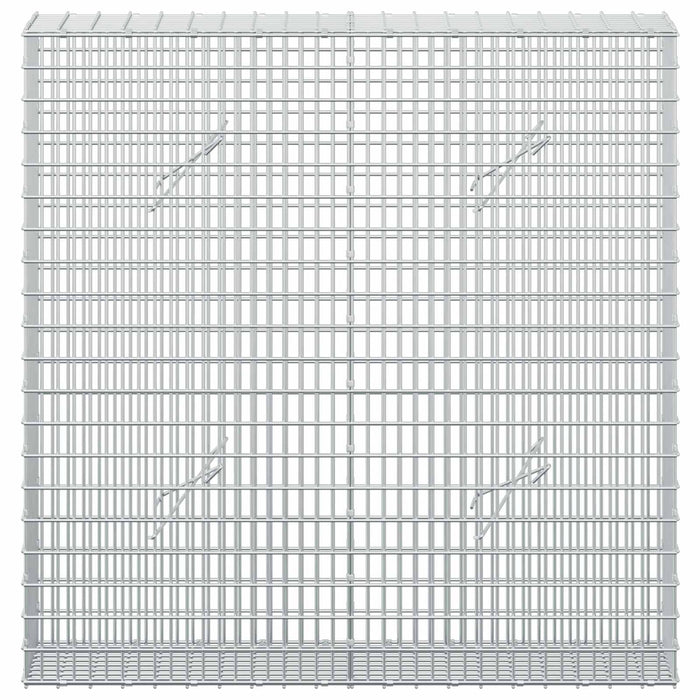 Gabion cu fir de 3,5 mm și plasă de 5x2,5 cm 100x20x100 cm WALTI