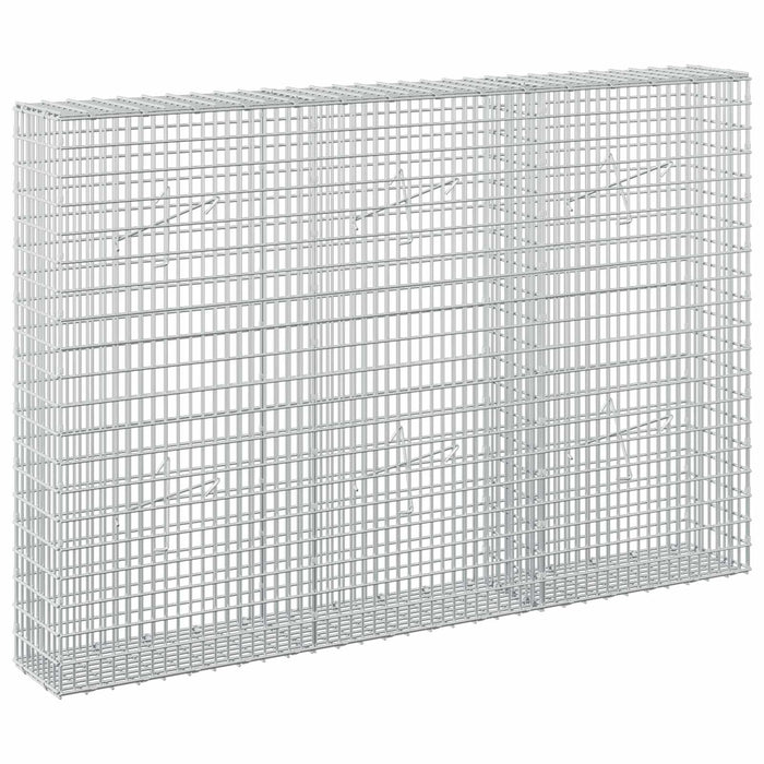 Gabion cu fir de 3,5 mm și plasă de 5x2,5 cm 150x20x100 cm - WALTI WALTI