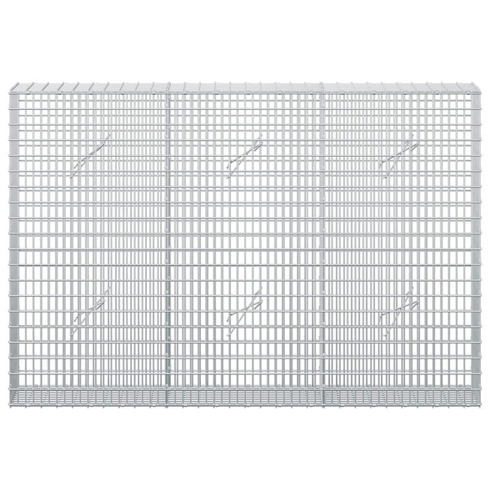 Gabion cu fir de 3,5 mm și plasă de 5x2,5 cm 150x20x100 cm - WALTI WALTI