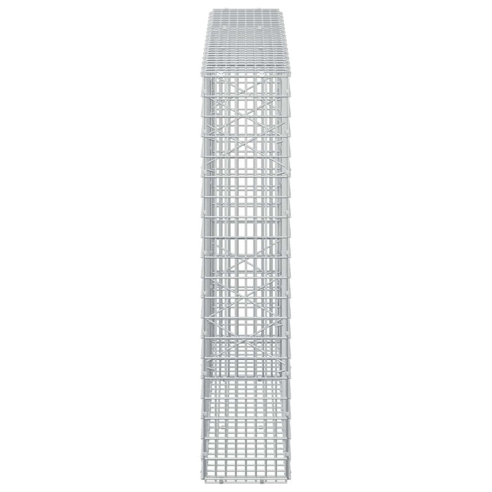 Gabion cu fir de 3,5 mm și plasă de 5x2,5 cm 150x20x100 cm - WALTI WALTI