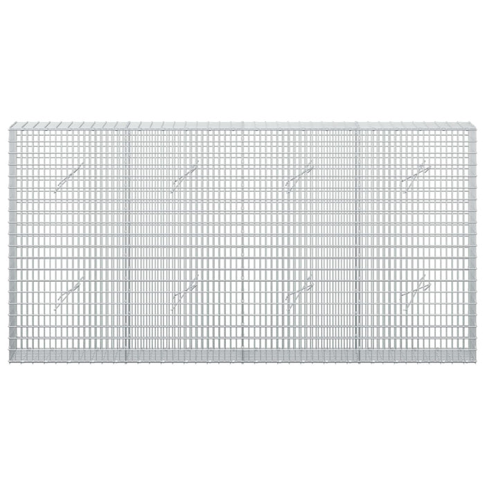 Gabion cu fir de 3,5 mm și plasă de 5x2,5 cm 200x20x100 cm WALTI
