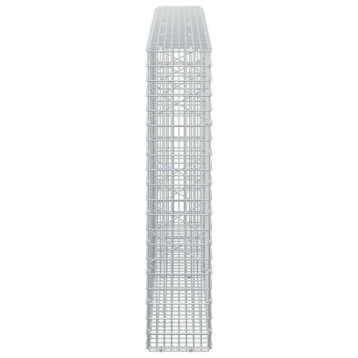 Gabion cu fir de 3,5 mm și plasă de 5x2,5 cm 200x20x100 cm WALTI