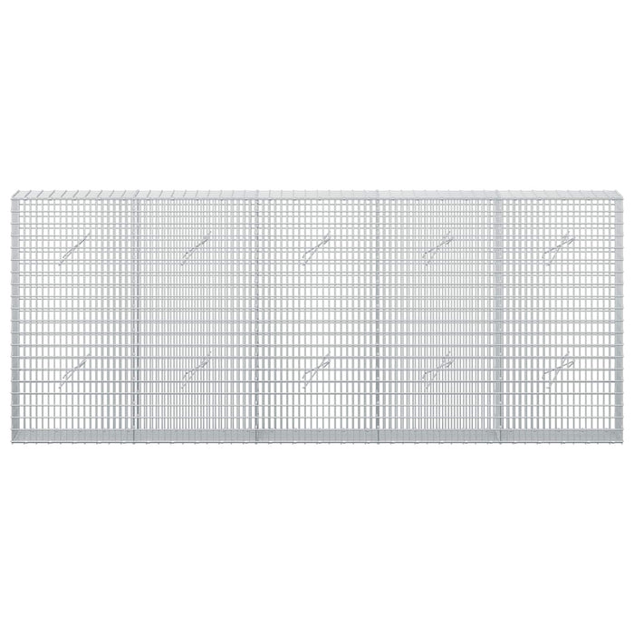 Gabion cu fir de 3,5 mm și plasă de 5x2,5 cm 250x20x100 cm WALTI