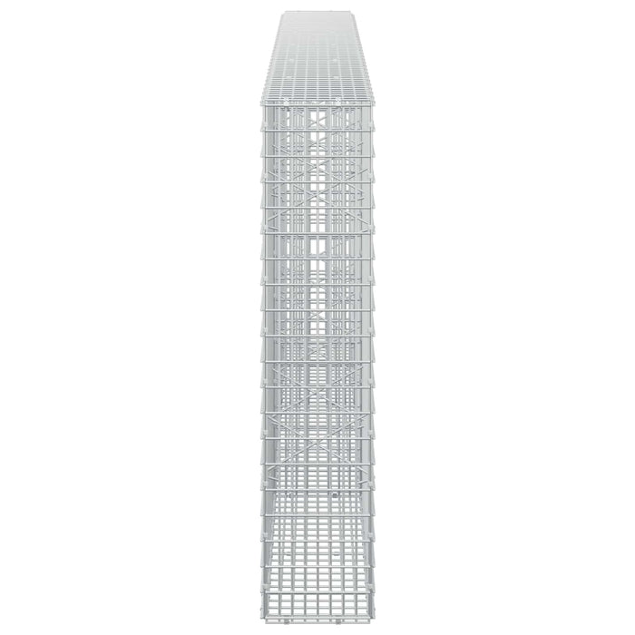 Gabion cu fir de 3,5 mm și plasă de 5x2,5 cm 300x20x100 cm WALTI