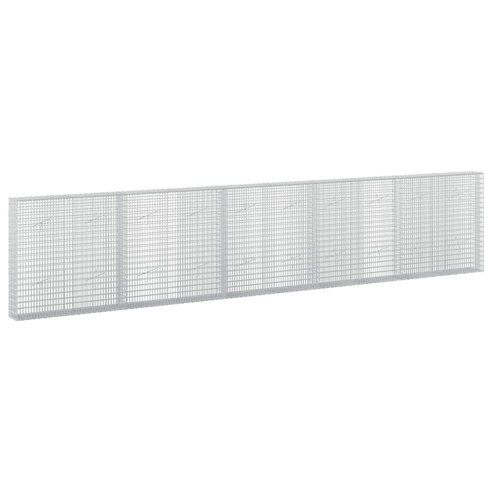 Gabion cu fir de 3,5 mm și plasă de 5x2,5 cm 500x20x100 cm WALTI