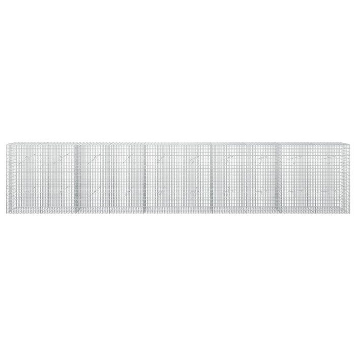 Gabion cu fir de 3,5 mm și plasă de 5x2,5 cm 500x20x100 cm WALTI