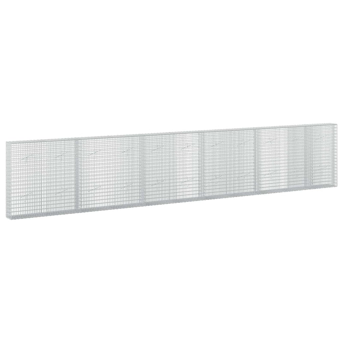 Gabion cu fir de 3,5 mm și plasă de 5x2,5 cm 550x20x100 cm WALTI