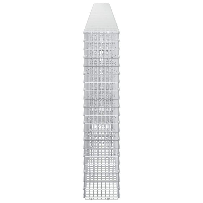 Gabion cu fir de 3,5 mm și plasă de 5x2,5 cm 550x20x100 cm WALTI