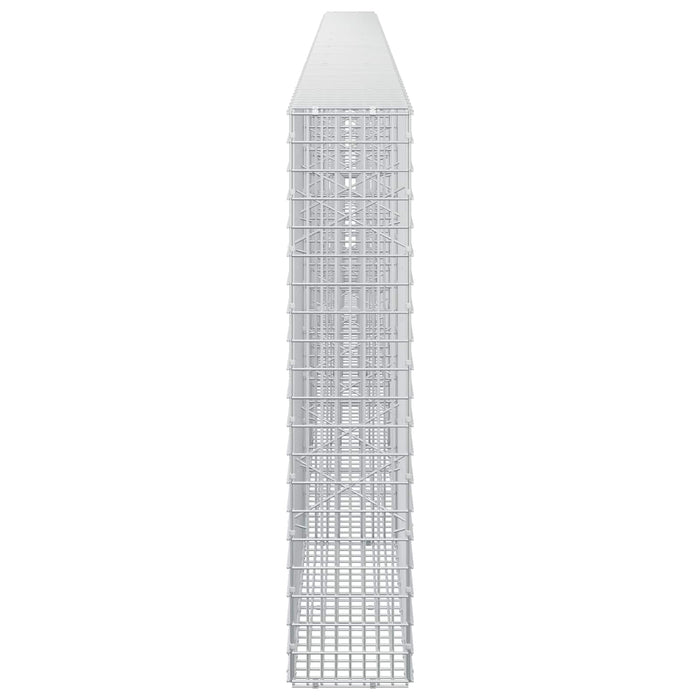 Gabion cu fir de 3,5 mm și plasă de 5x2,5 cm 600x20x100 cm - WALTI WALTI