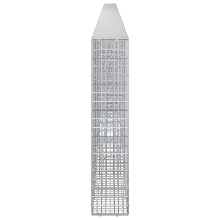 Gabion cu fir de 3,5 mm și plasă de 5x2,5 cm 1000x20x100 cm - WALTI WALTI