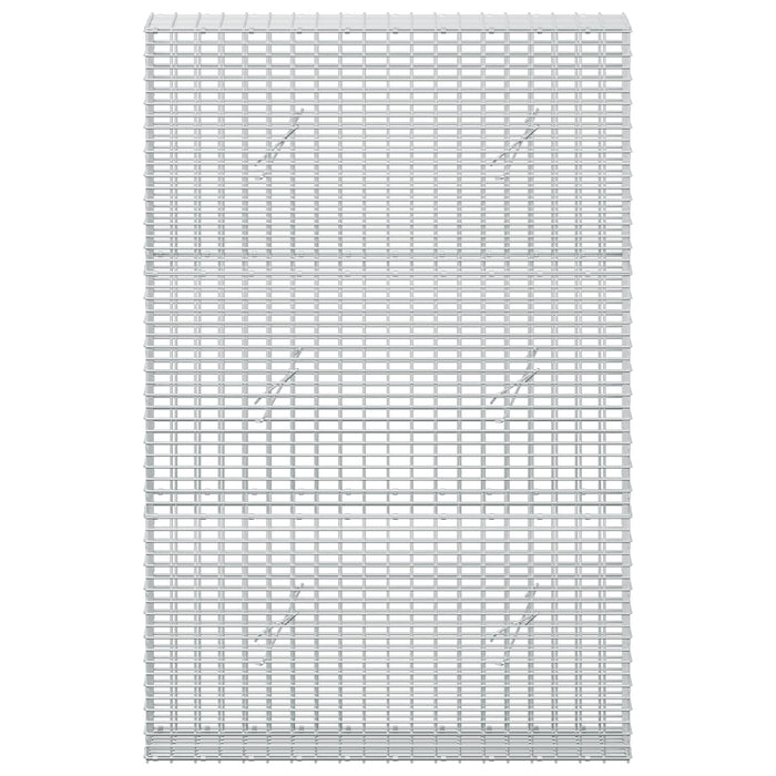 Gabion cu fir de 3,5 mm și plasă de 5x2,5 cm 100x20x150 cm WALTI