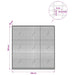 Gabion cu fir de 3,5 mm și plasă de 5x2,5 cm 150x20x150 cm - WALTI WALTI