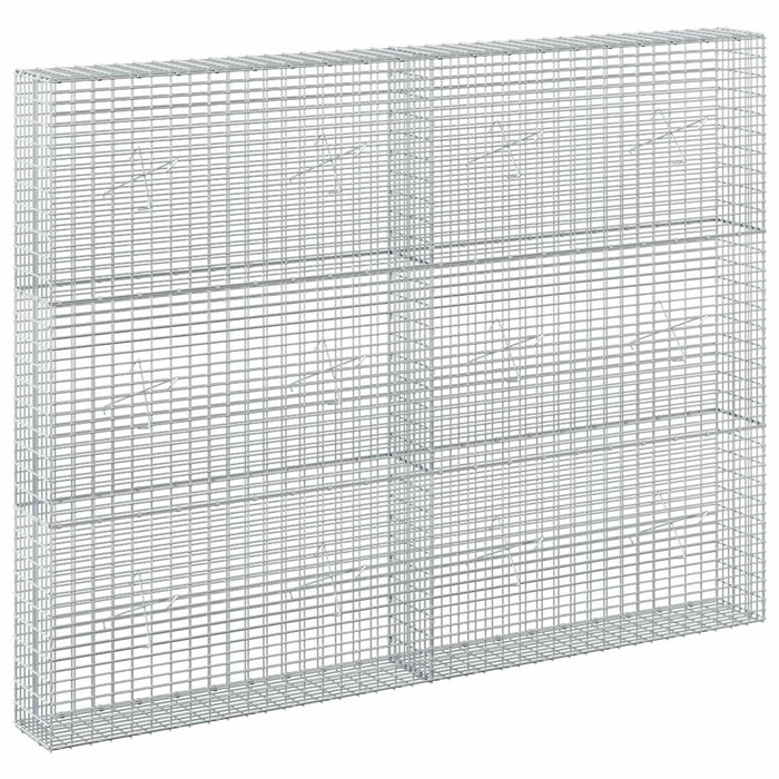 Gabion cu fir de 3,5 mm și plasă de 5x2,5 cm 200x20x150 cm - WALTI WALTI
