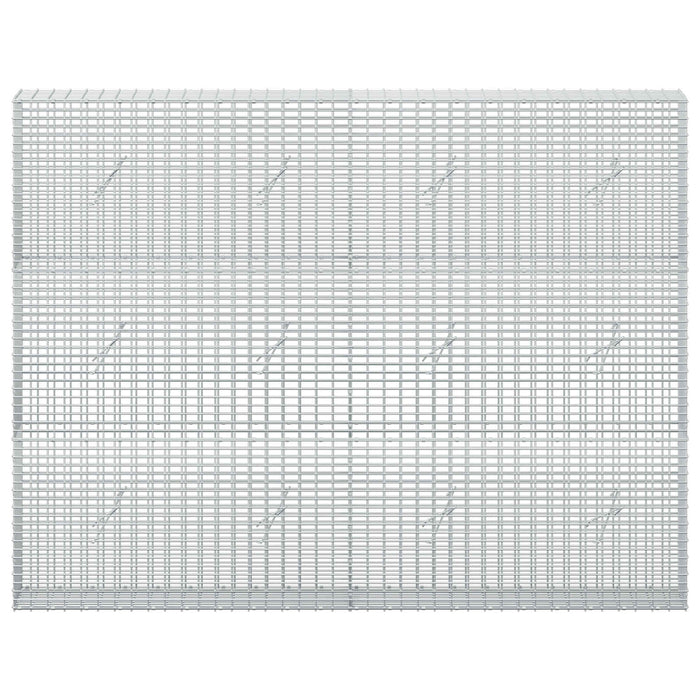 Gabion cu fir de 3,5 mm și plasă de 5x2,5 cm 200x20x150 cm - WALTI WALTI