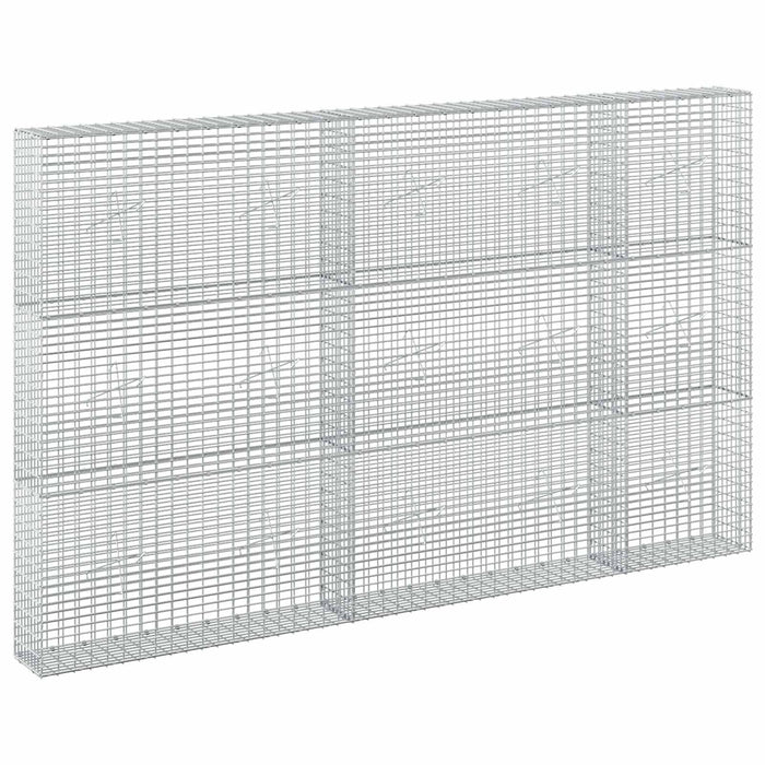 Gabion cu fir de 3,5 mm și plasă de 5x2,5 cm 250x20x150 cm WALTI
