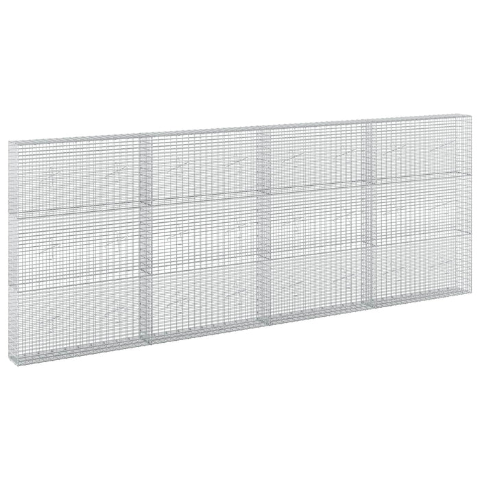 Gabion cu fir de 3,5 mm și plasă de 5x2,5 cm 400x20x150 cm WALTI