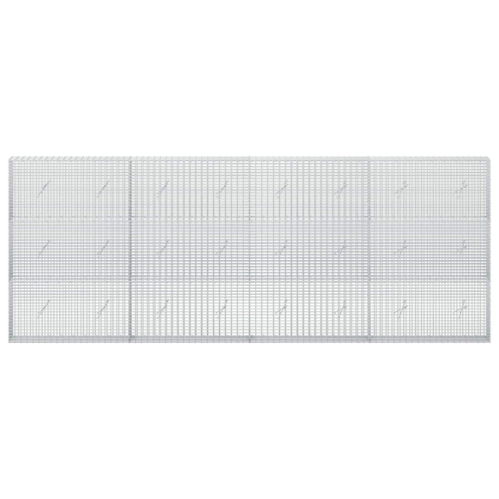 Gabion cu fir de 3,5 mm și plasă de 5x2,5 cm 400x20x150 cm WALTI