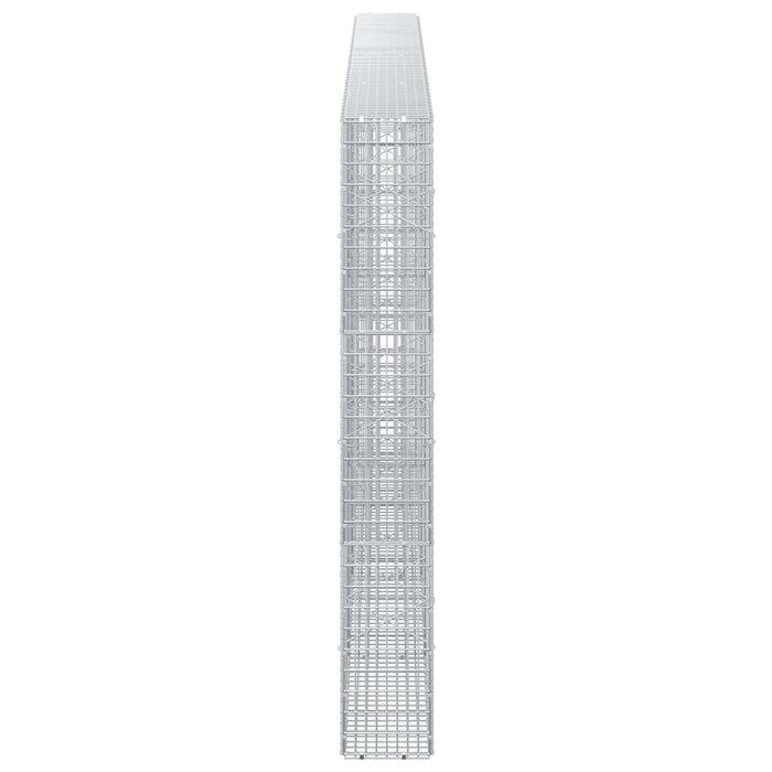 Gabion cu fir de 3,5 mm și plasă de 5x2,5 cm 400x20x150 cm WALTI