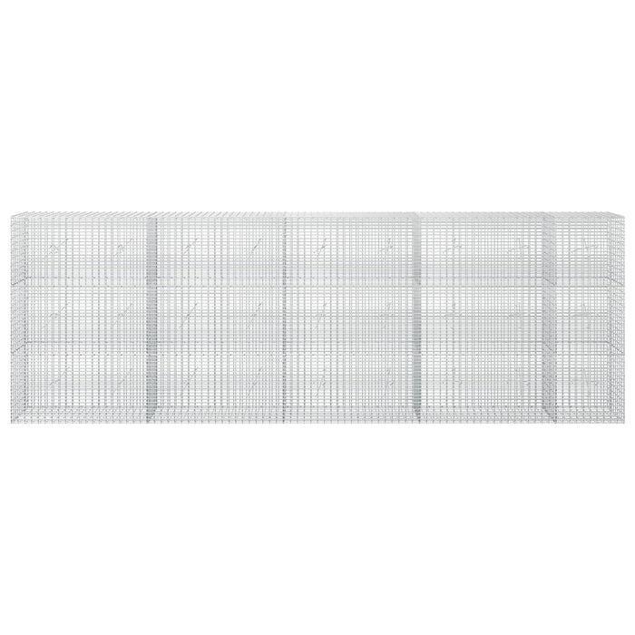 Gabion cu fir de 3,5 mm și plasă de 5x2,5 cm 450x20x150 cm WALTI