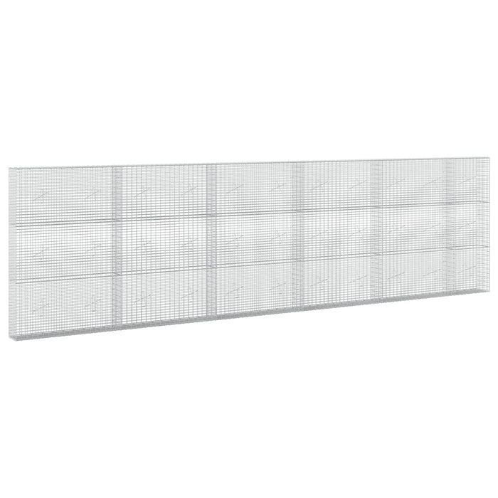 Gabion cu fir de 3,5 mm și plasă de 5x2,5 cm 550x20x150 cm WALTI