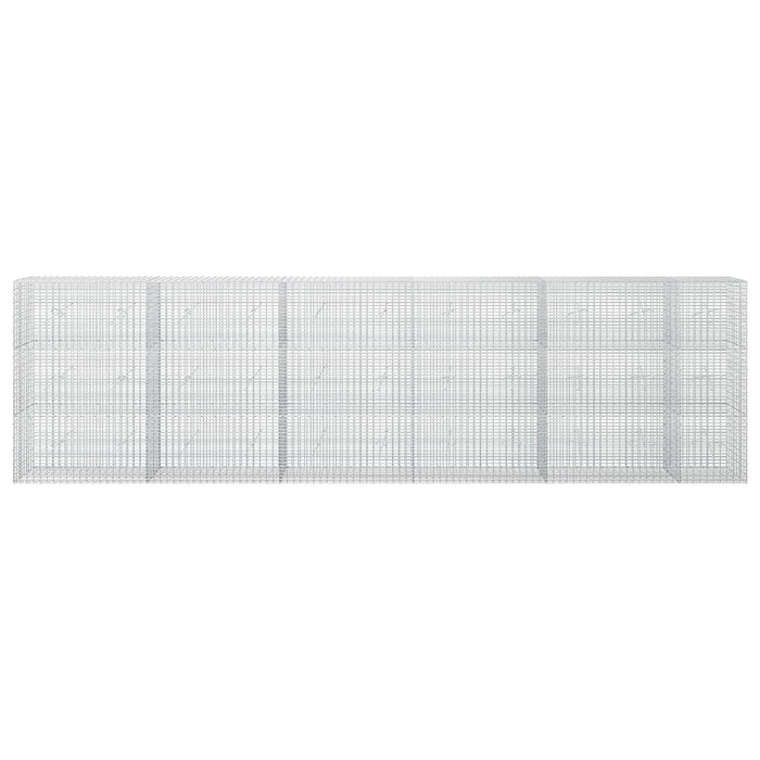 Gabion cu fir de 3,5 mm și plasă de 5x2,5 cm 550x20x150 cm WALTI