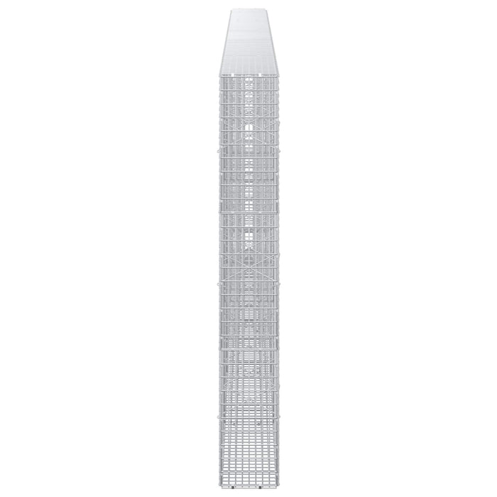 Gabion cu fir de 3,5 mm și plasă de 5x2,5 cm 550x20x150 cm WALTI