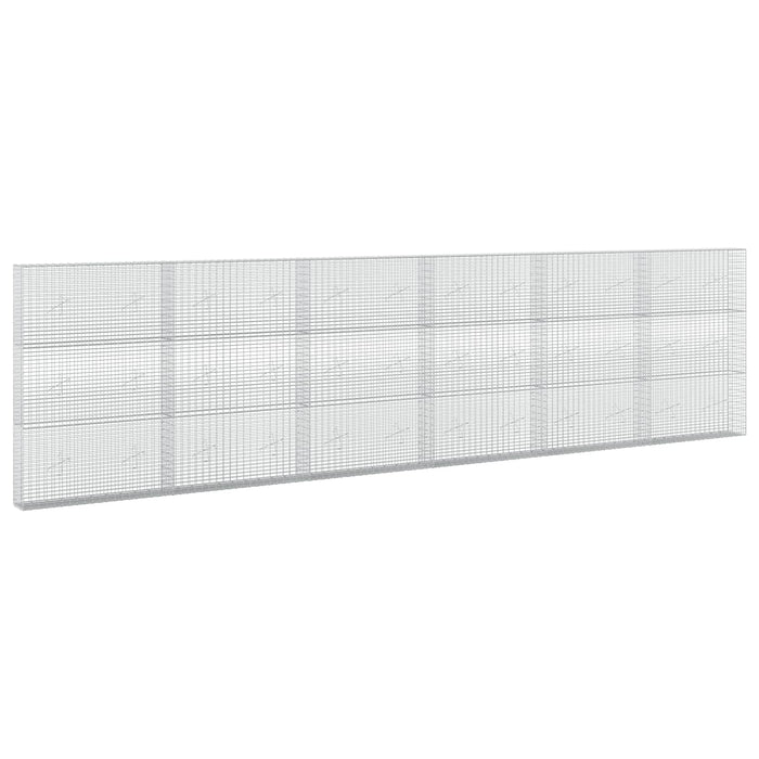 Gabion cu fir de 3,5 mm și plasă de 5x2,5 cm 600x20x150 cm WALTI