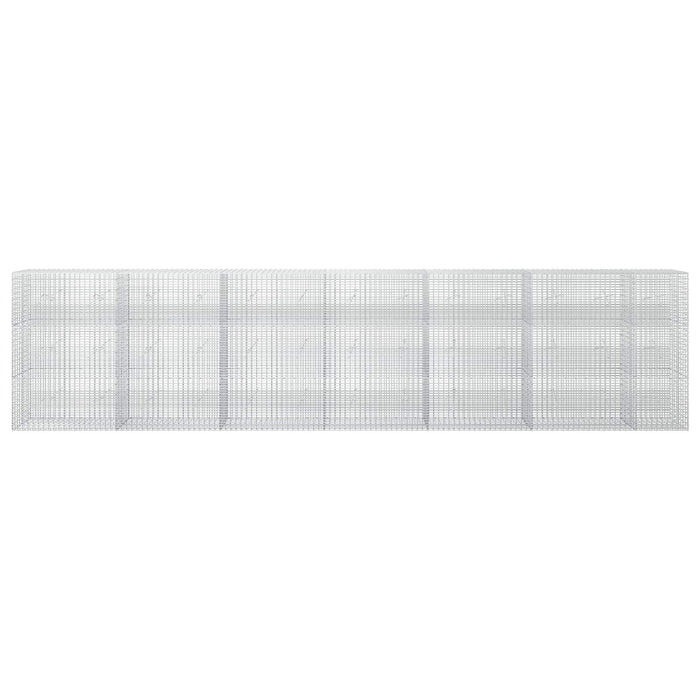 Gabion cu fir de 3,5 mm și plasă de 5x2,5 cm 650x20x150 cm WALTI