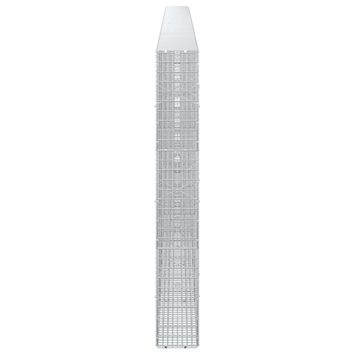 Gabion cu fir de 3,5 mm și plasă de 5x2,5 cm 650x20x150 cm WALTI
