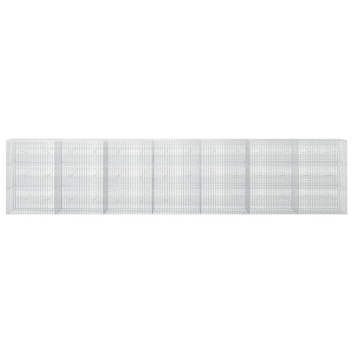 Gabion cu fir de 3,5 mm și plasă de 5x2,5 cm 700x20x150 cm WALTI