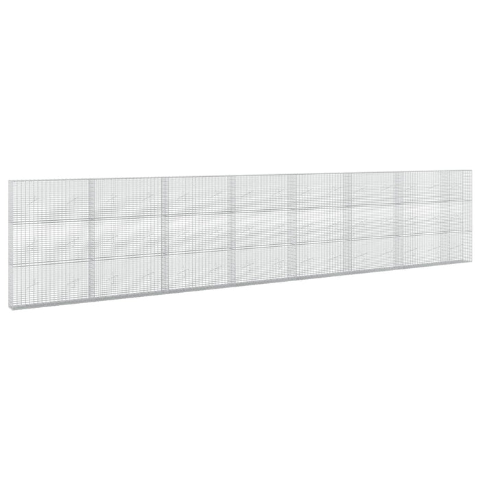Gabion cu fir de 3,5 mm și plasă de 5x2,5 cm 750x20x150 cm WALTI