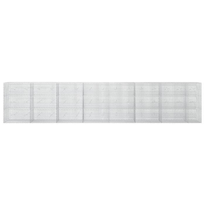 Gabion cu fir de 3,5 mm și plasă de 5x2,5 cm 750x20x150 cm WALTI