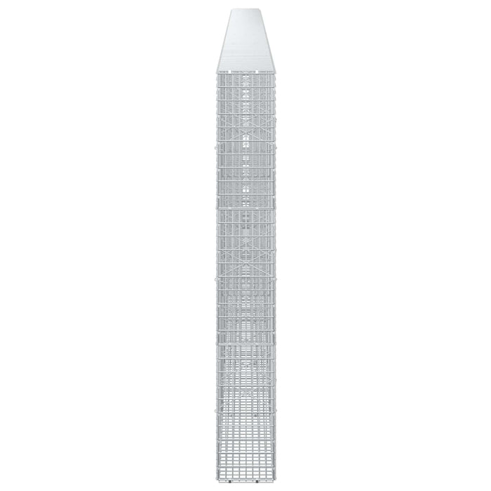 Gabion cu fir de 3,5 mm și plasă de 5x2,5 cm 750x20x150 cm WALTI