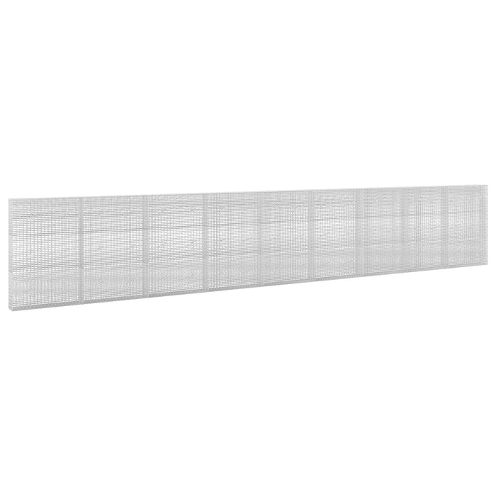 Gabion cu fir de 3,5 mm și plasă de 5x2,5 cm 900x20x150 cm WALTI