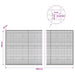 Gabion cu fir de 3,5 mm și plasă de 5x2,5 cm 1000x20x150 cm - WALTI WALTI