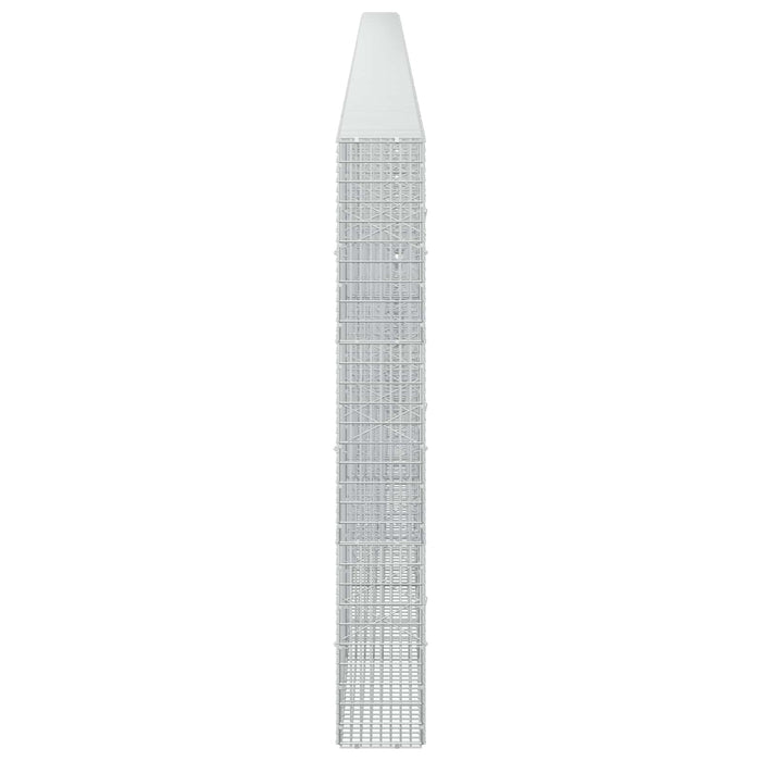 Gabion cu fir de 3,5 mm și plasă de 5x2,5 cm 1200x20x150 cm WALTI