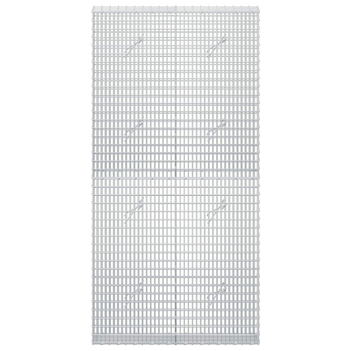 Gabion cu fir de 3,5 mm și plasă de 5x2,5 cm 100x20x200 cm WALTI