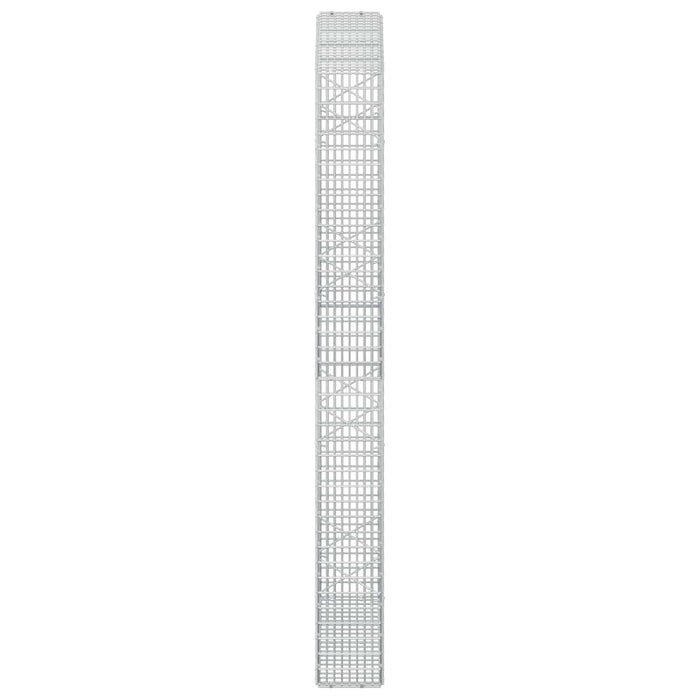 Gabion cu fir de 3,5 mm și plasă de 5x2,5 cm 100x20x200 cm WALTI