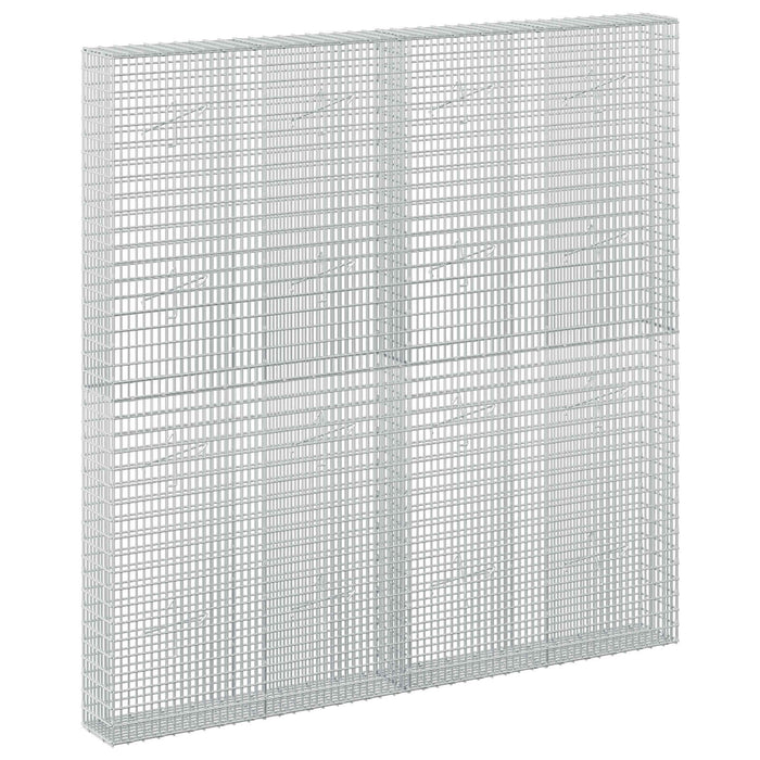 Gabion cu fir de 3,5 mm și plasă de 5x2,5 cm 200x20x200 cm - WALTI WALTI