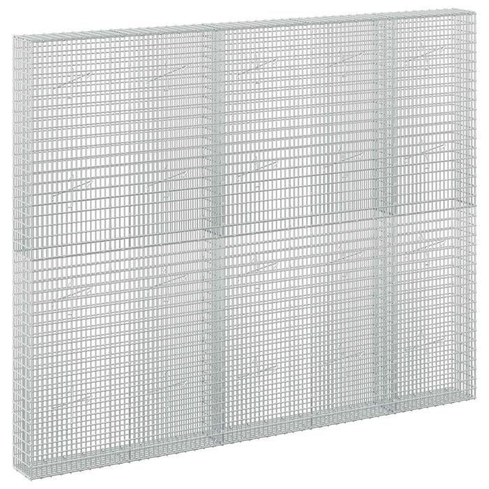 Gabion cu fir de 3,5 mm și plasă de 5x2,5 cm 250x20x200 cm - WALTI WALTI