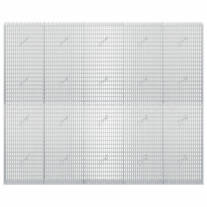 Gabion cu fir de 3,5 mm și plasă de 5x2,5 cm 250x20x200 cm - WALTI WALTI