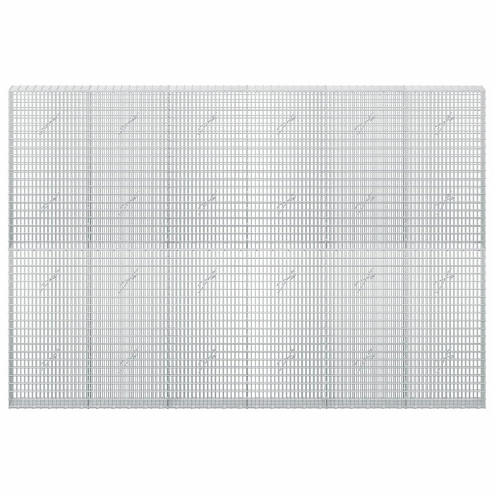 Gabion cu fir de 3,5 mm și plasă de 5x2,5 cm 300x20x200 cm WALTI