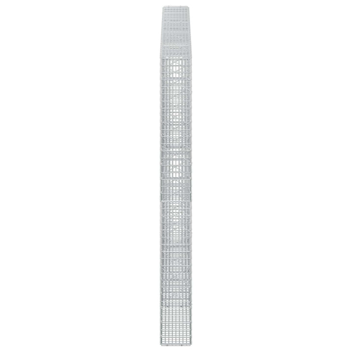 Gabion cu fir de 3,5 mm și plasă de 5x2,5 cm 300x20x200 cm WALTI