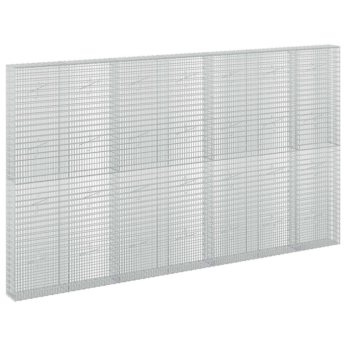 Gabion cu fir de 3,5 mm și plasă de 5x2,5 cm 350x20x200 cm WALTI