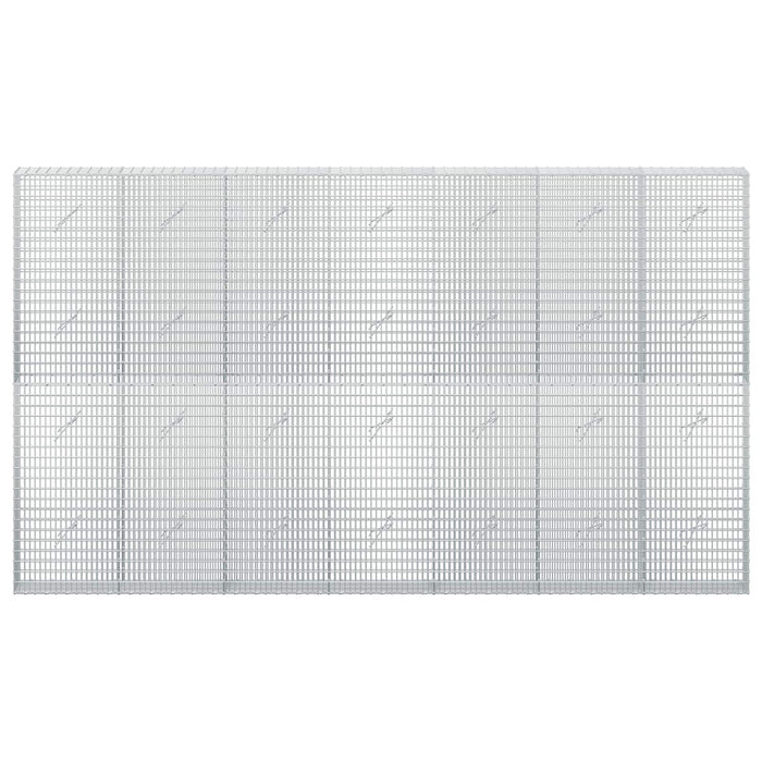 Gabion cu fir de 3,5 mm și plasă de 5x2,5 cm 350x20x200 cm WALTI
